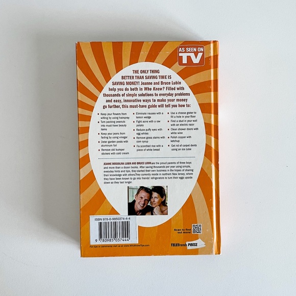 Who Knew? 10,001 Easy Solutions to Everyday Problems Hardcover Used - Picture 3 of 4